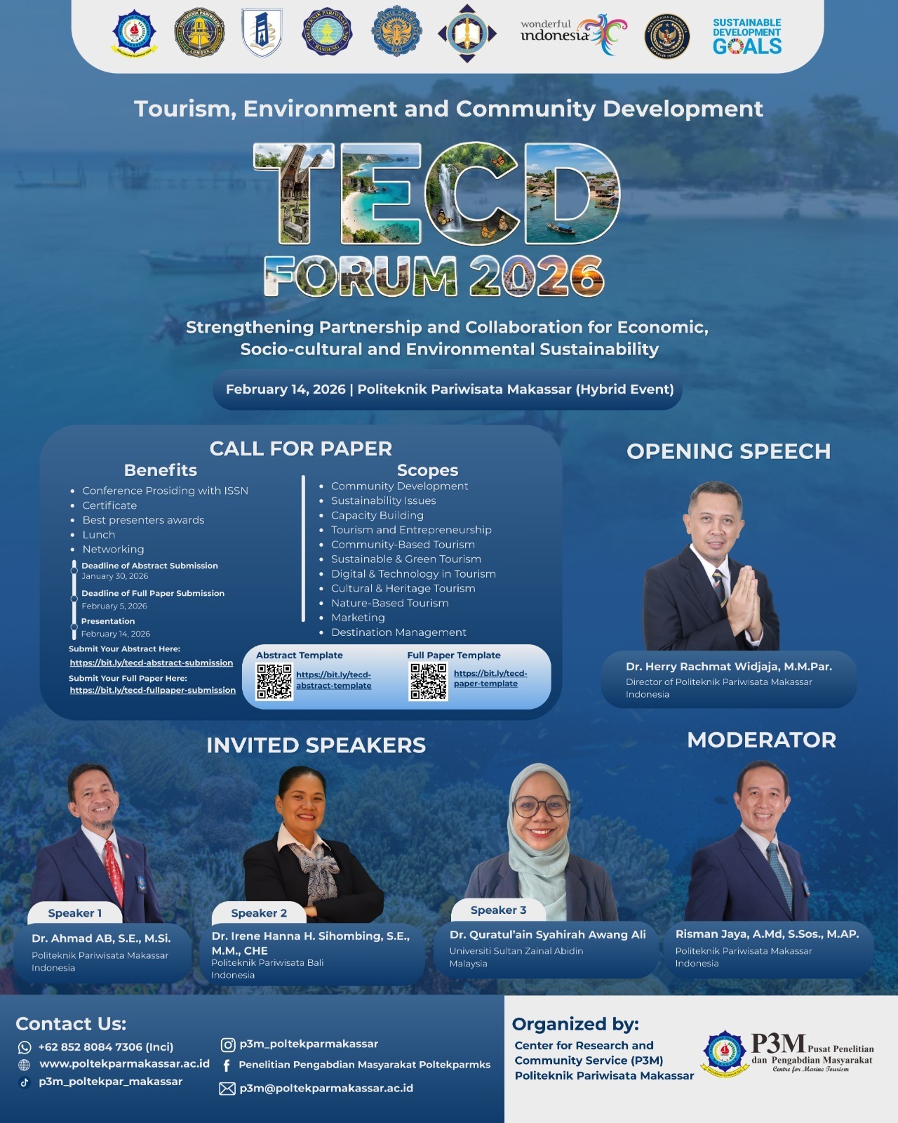 					View Vol. 1 No. 1 (2026): Tourism, Environment and Community Development: International Tourism Forum
				